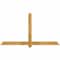 Ekena Millwork Eugene Rough Sawn Timber Gable Bracket, Western Red Cedar, 72"W x 39"H x 4"D x 4"F, 13/12 Pitch GBW072X39X0404EUG00RWR - alternate 1